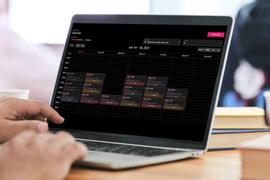 Gym management software scheduling 